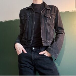 Balenciaga Black Denim Jacket